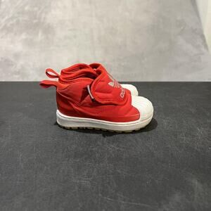 Adidas Superstar Boots Toddler Size 5K Red Shell Toe Primaloft FW1200